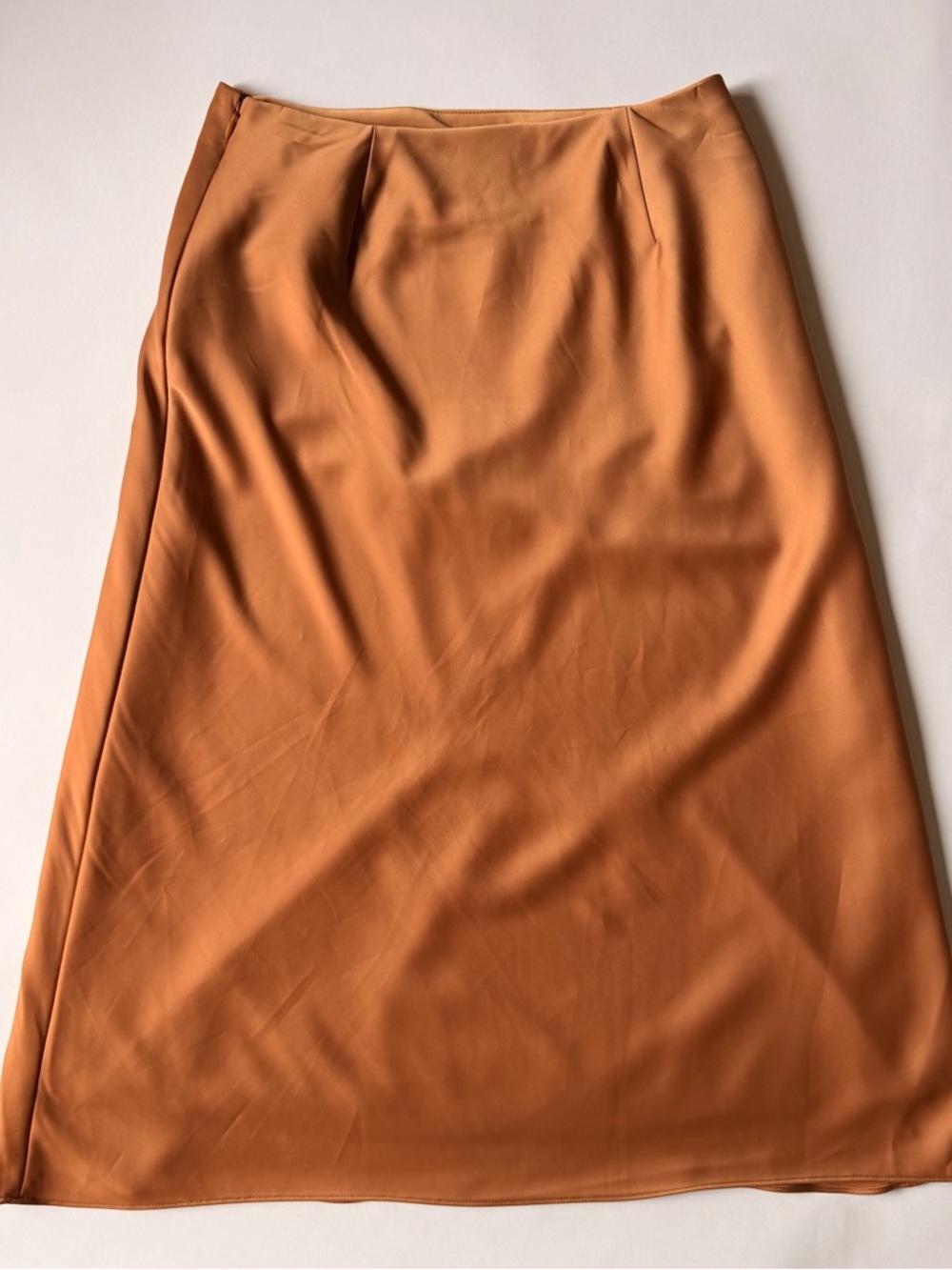 Uniqlo A-Line Skirt in Burnt Orange